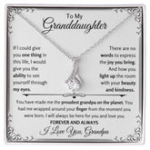 Beautiful Necklace for Granddaughter, Elegant Jewelry, Thoughtful Gift Idea, Alluring Beauty Necklace